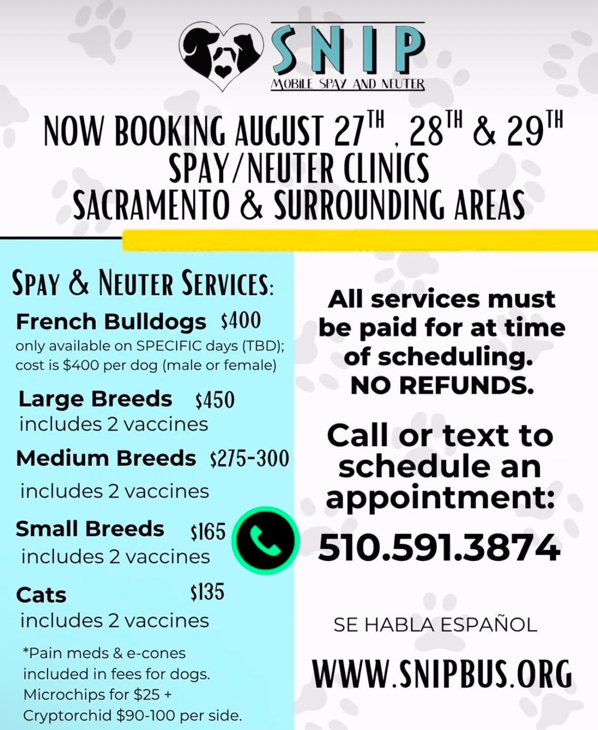 SNIP BUS Mobile Spay and Neuter